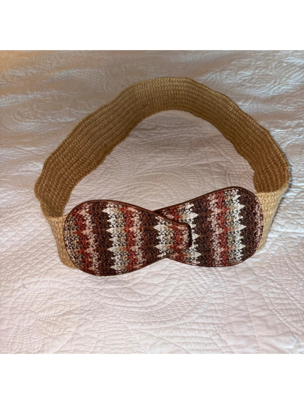Boho Western Cream and Browns Fashion Belt